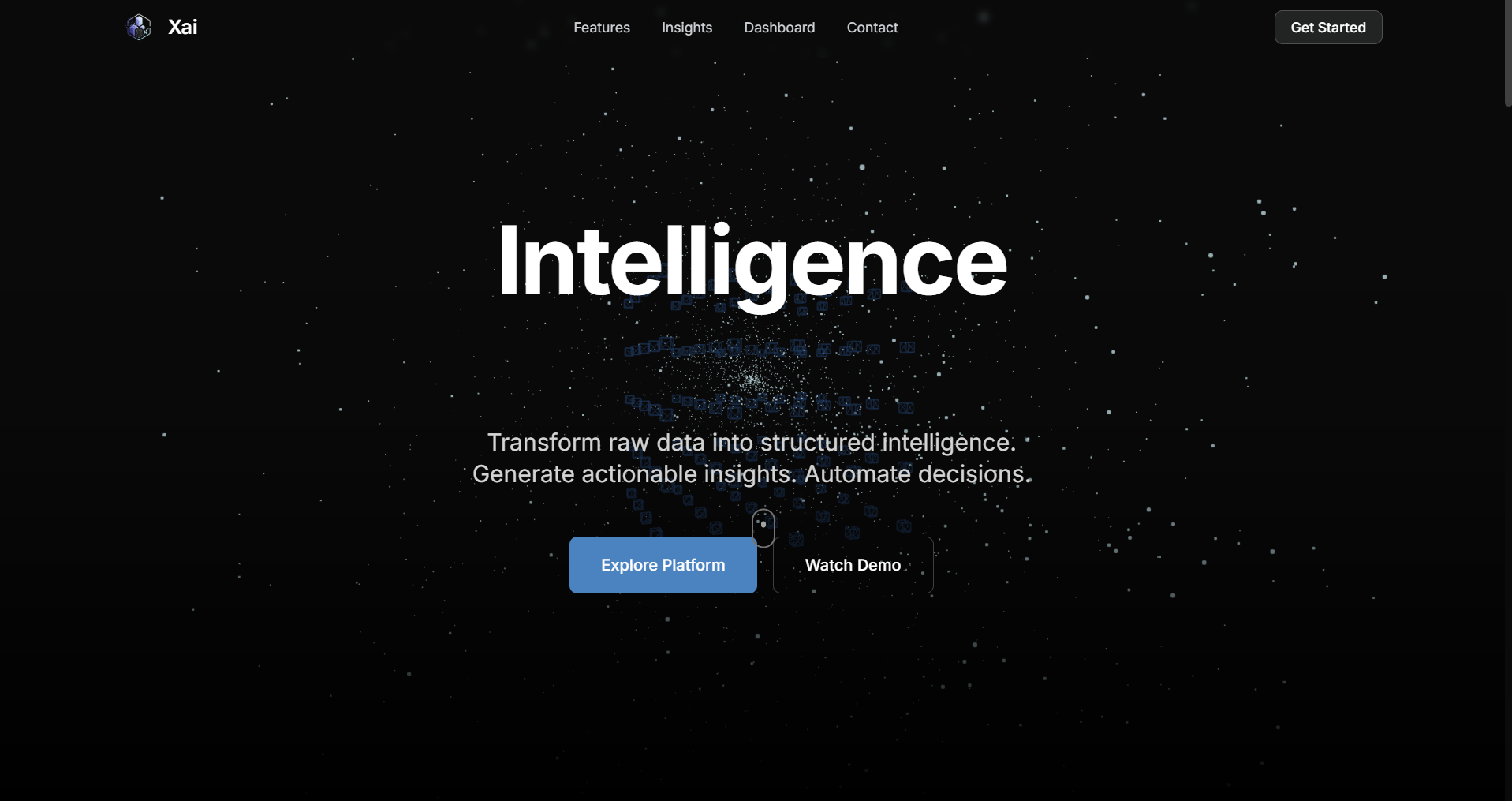 Xai – Intelligence Workspace